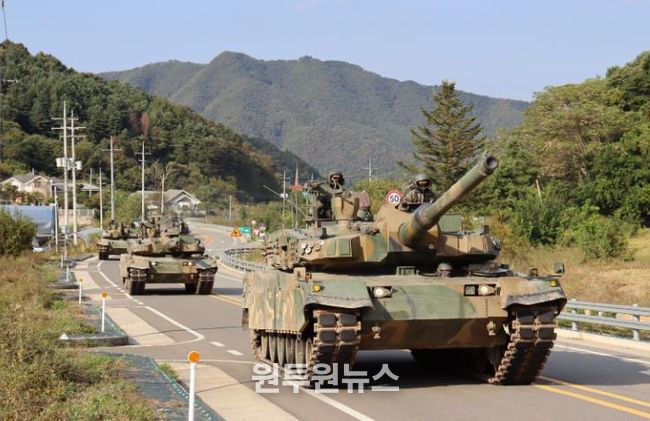 육군 제7기동군단, 대규모 기계화부대 실기동훈련 실시