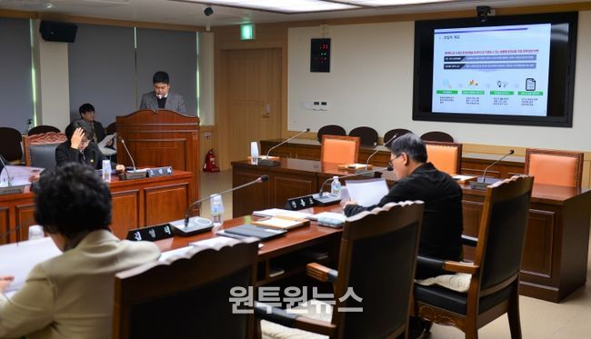 정선군의회, 중장년층 맞춤형 지원 정책 연구용역