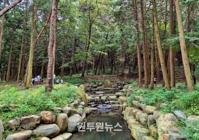 사천시 곤명면 용산리 다솔사 인근 사방시설