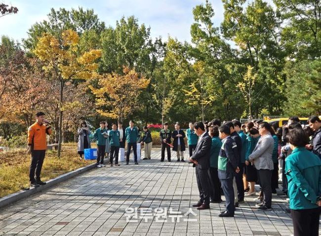 포항교육청 재난 예방은 철저한 훈련으로