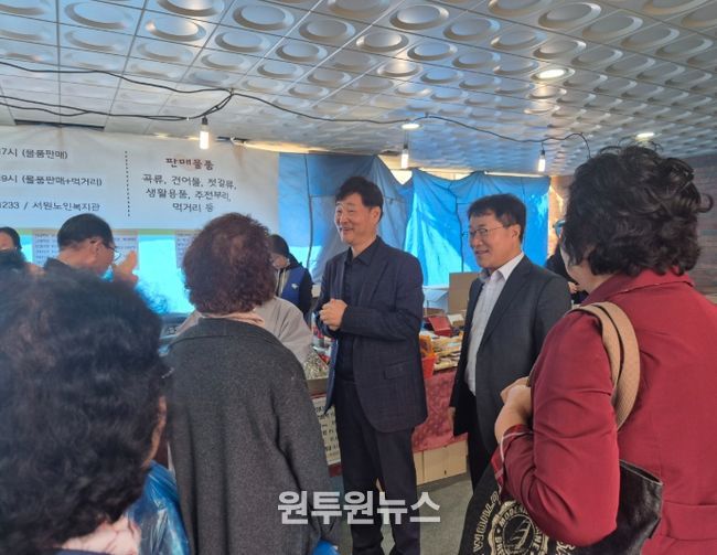 노인 복지 향상 기여 및 나눔 문화 확산 위해 각각 바자회