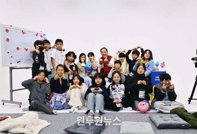 이병선 속초시장, 소야초등학교 학생들과 소통 시간 가져