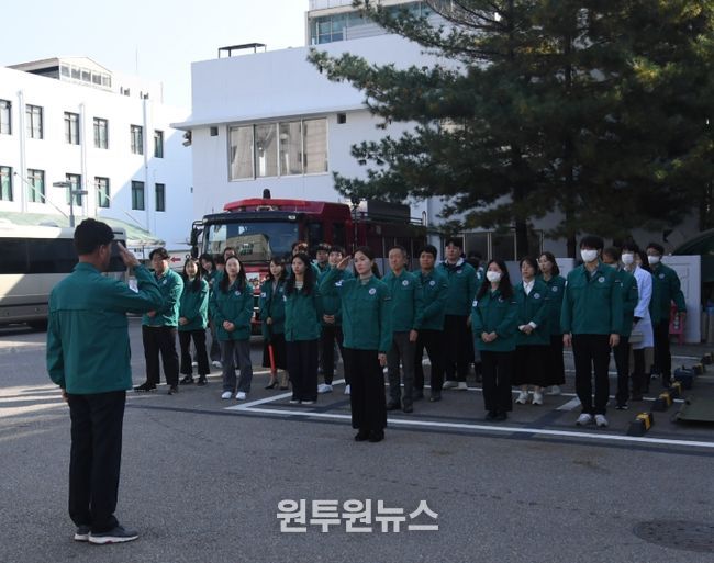 청주시의회-영운119안전센터, 화재대비 합동 소방훈련
