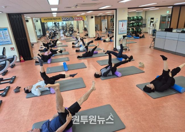 지난 3개월간 운영된 3GO 운동교실 3회기 운영 모습