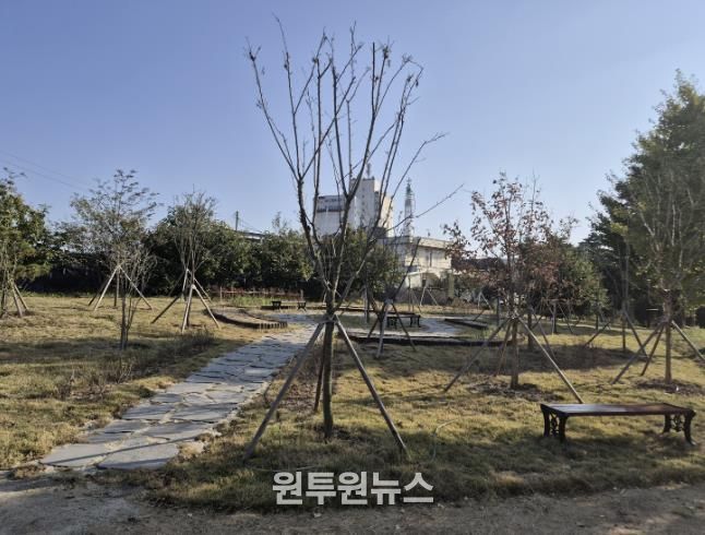 삽교초등학교 ‘학교숲’ 조성 모습