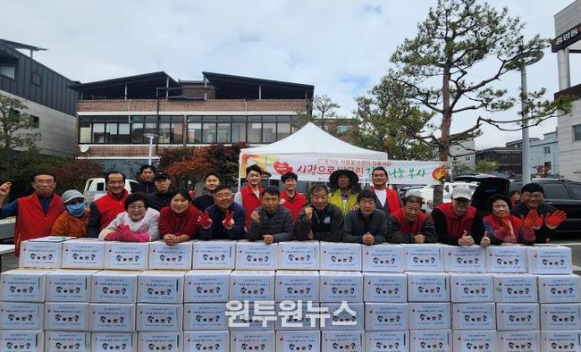 여주시 중앙동 통장협의회, 취약계층에 '김치 나눔' 봉사 펼쳐