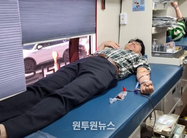 사랑의 헌혈 버스 운영으로 생명나눔 실천
