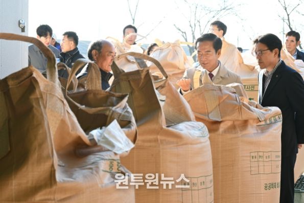 거창군, 2025년산 공공비축미곡 첫 매입 시작