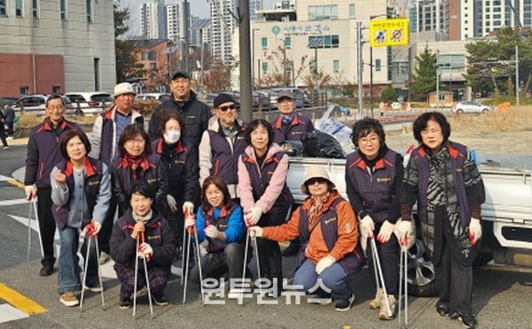 고천동통장협의회 가을맞이 환경정화활동 실시