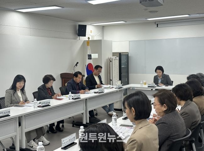 안양시의회 보사환경위원회 집행기관 현안사항 간담회