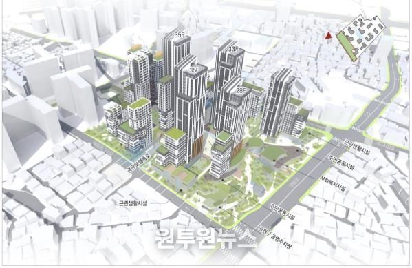 대림동 855-1번지 일대 대림1구역 주택정비형 재개발사업 조감도
