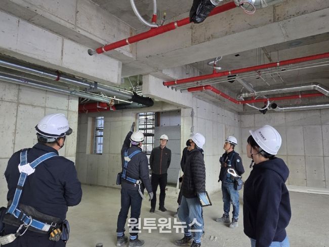 동절기 대비 건축공사장 현장점검