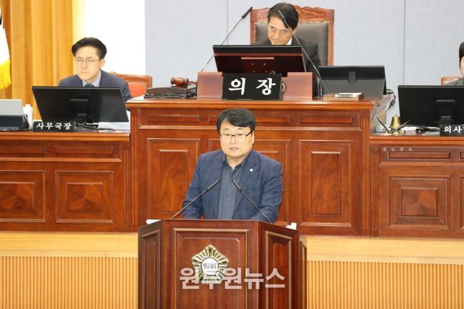 최덕종 남구의원, ‘자생단체 배가운동 지시 관련 구정질문 ’