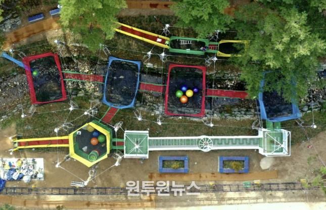 보은군, 속리산 숲속놀이터 준공 완료…내년 3월 본격 운영
