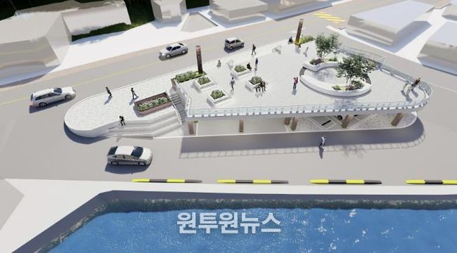 삼척항 명소화 거리 조감도