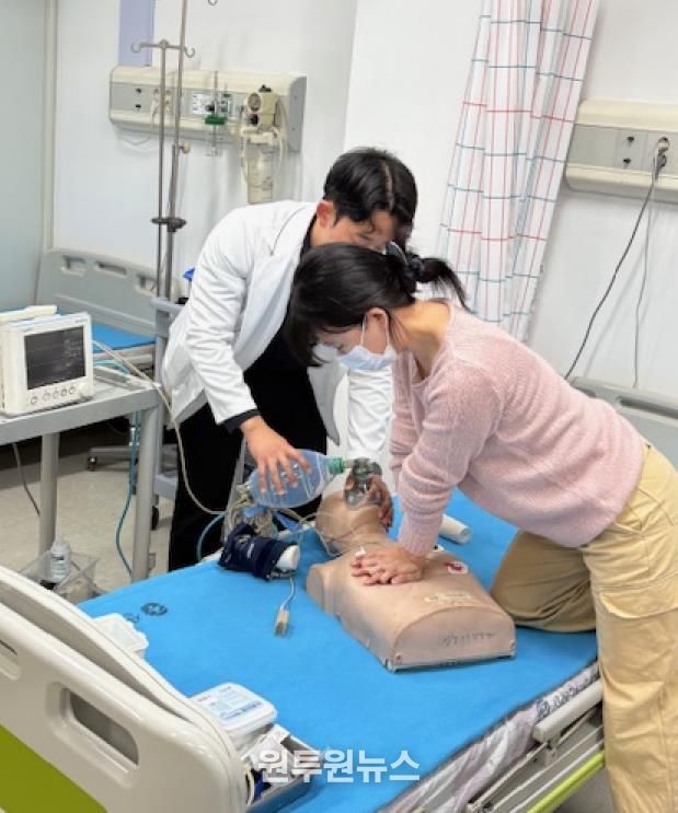 산청군, 응급처치 역량강화 교육 실시