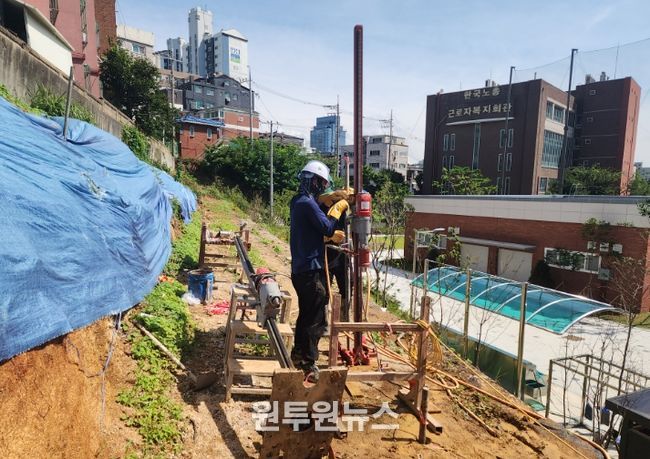동인천중 노후 석축·스탠드 정비로 안전 학교 탈바꿈
