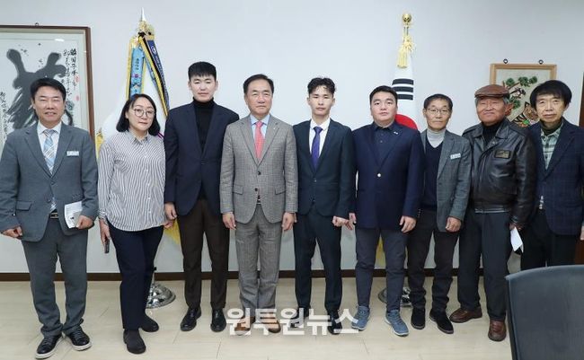 몽골 울란바트라시 공원국, 평택시 방문하여 바람길숲과 정원, 공원시설 견학