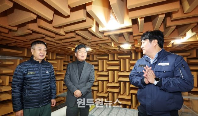 박종효 남동구청장,‘㈜엔에스브이’ 기업 현장 방문