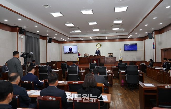 장흥군의회, 제303회 제2차 정례회 개회