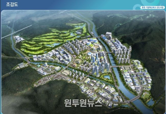 춘천기업혁신파크 조감도