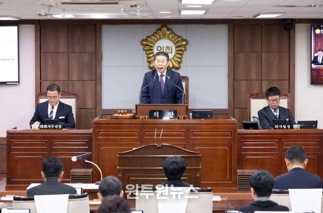 순천시의회, 제291회 제2차 정례회 제2차 본회의 열어