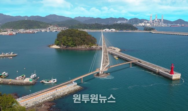 사천 무지개교 조감도