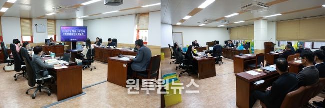 회의식 감사(자치행정위원회, 산업건설위원회