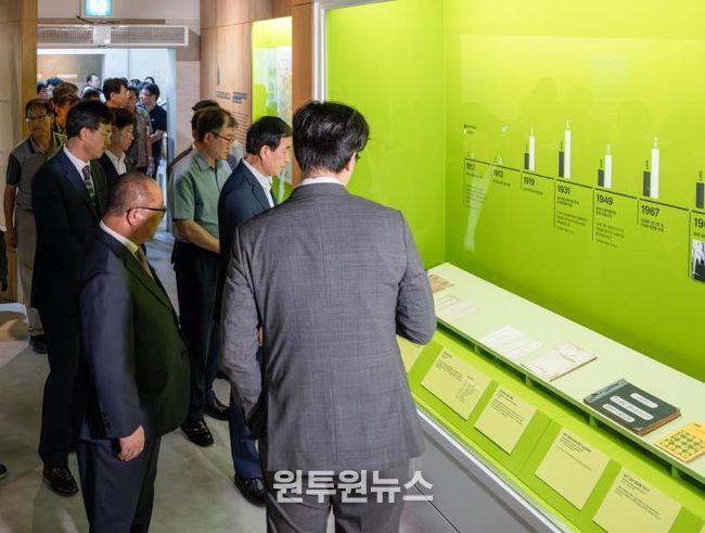 특별전 전시해설 스케치 사진