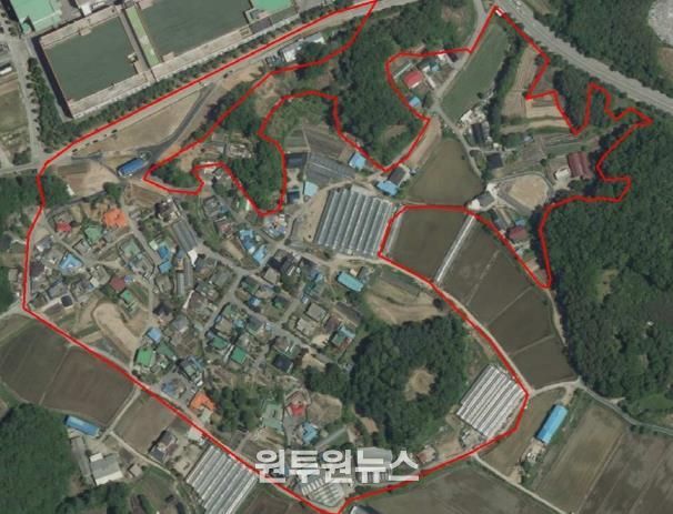 구암지구 위치도