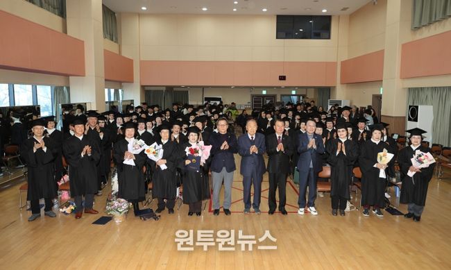제40회 강릉노인대학 졸업식 개최