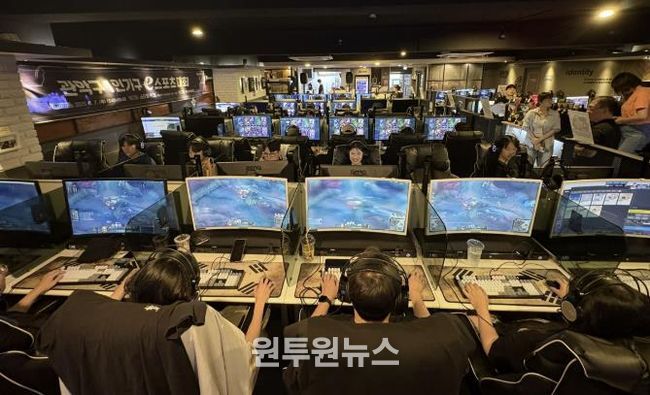 관악구 전국 최초 청년 1인가구 대상 e스포츠대회 'LOL림픽' 진행 모습