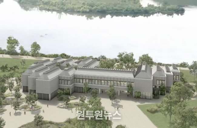 국립박물관 건립예상사진