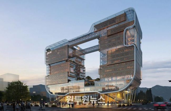 강북구청 신청사 조감도