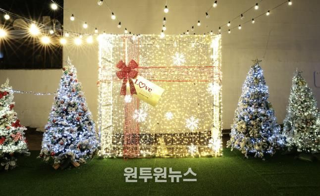 함평공영주차장, 원터 빌리지 스팟 전경