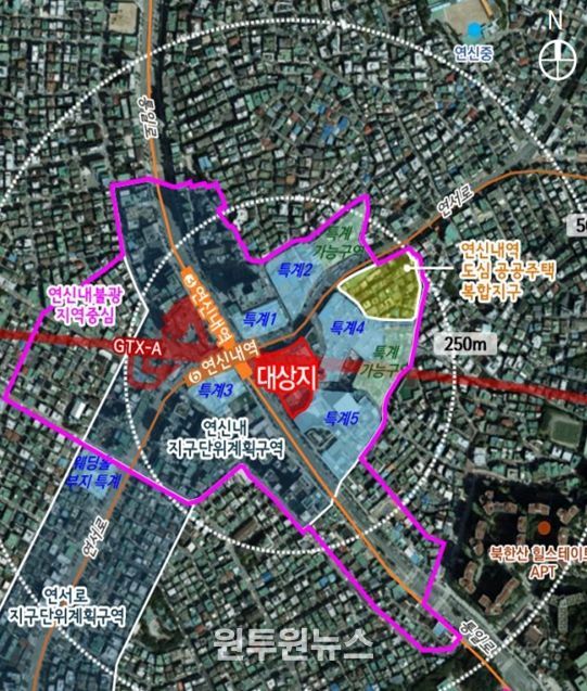 위치도 (은평구 불광동 380-20번지 일대)