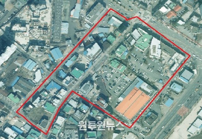 덕계5지구 항공사진