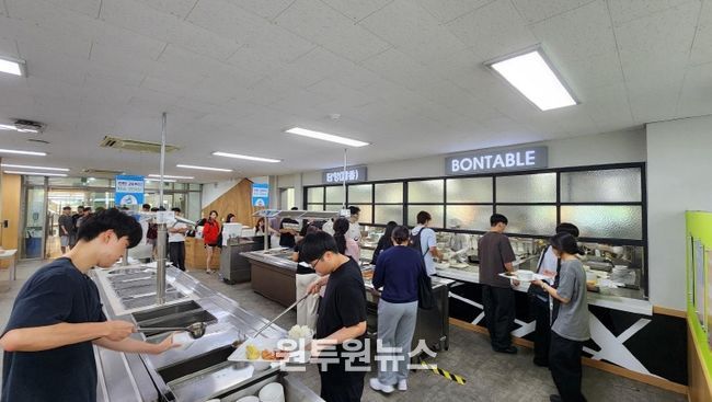 진주시, ‘천원의 아침밥’ 대학가 호평