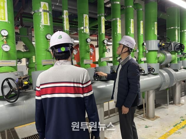 기계설비 유지관리 대상 건축물 실태점검 전국 최초 실시 사례 점검사진