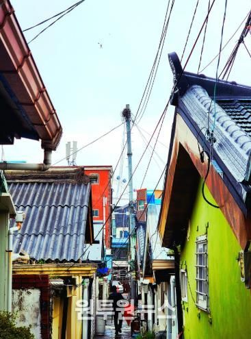 인생사진 맛집, 속초 대상 수상작(새마을길 비오는 어느날)