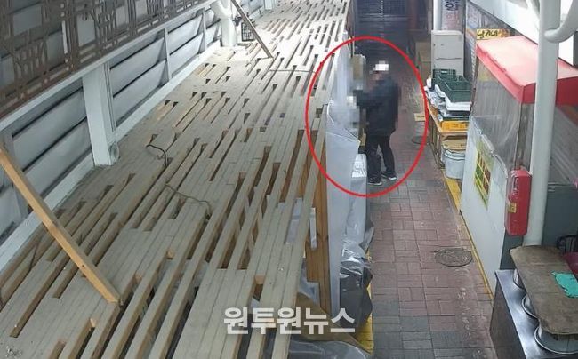 불 꺼진 가게에서 음식 슬쩍하려다, 중구 CCTV통합관제센터에 덜미