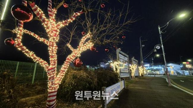 야간 경관조명 사진
