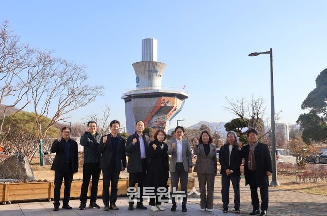 조지연 의원, 경기 안양 공공하수처리장 지하화시설 방문