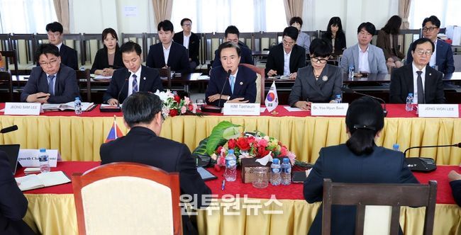 김태흠 지사, 노동사회복지부 장관 접견