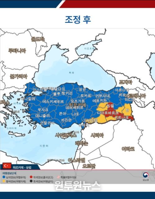 튀르키예 조정 후