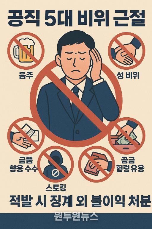 포천시, 공직윤리 강화 위한 ‘공직 5대 비위 근절대책’ 확대 추진