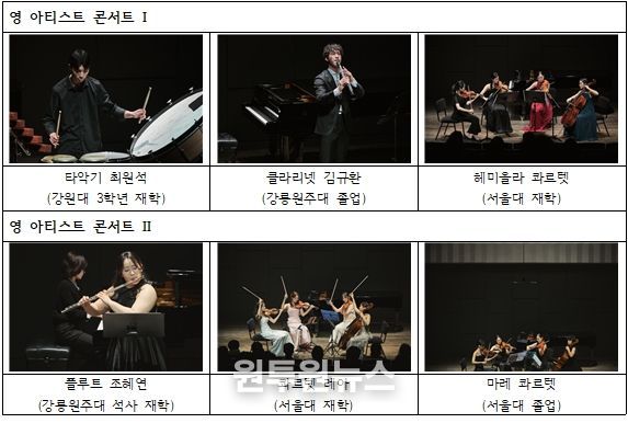 2025 대관령아카데미 <영 아티스트 콘서트 I, II> 공연 사진