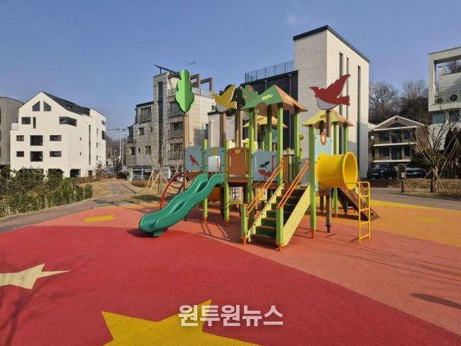 과천시 찬우물 어린이공원 모습