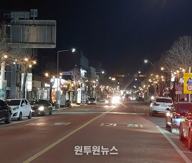 동송읍 시가지 일대 화려한 빛의 거리 조성