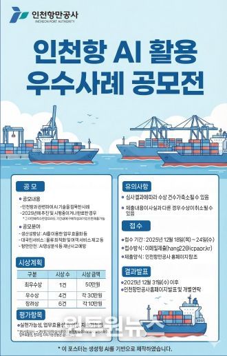 공모전 홍보 포스터 / 사진제공 = 인천항만공사